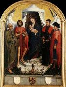 WEYDEN, Rogier van der Virgin with the Child and Four Saints Sweden oil painting artist